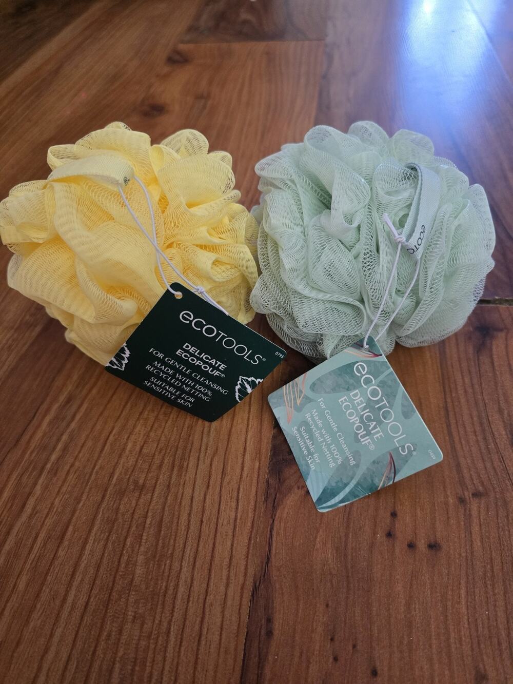 2 EcoTools EcoNet delicate ecopouf for sensitive skin Recycled Bath Sponges